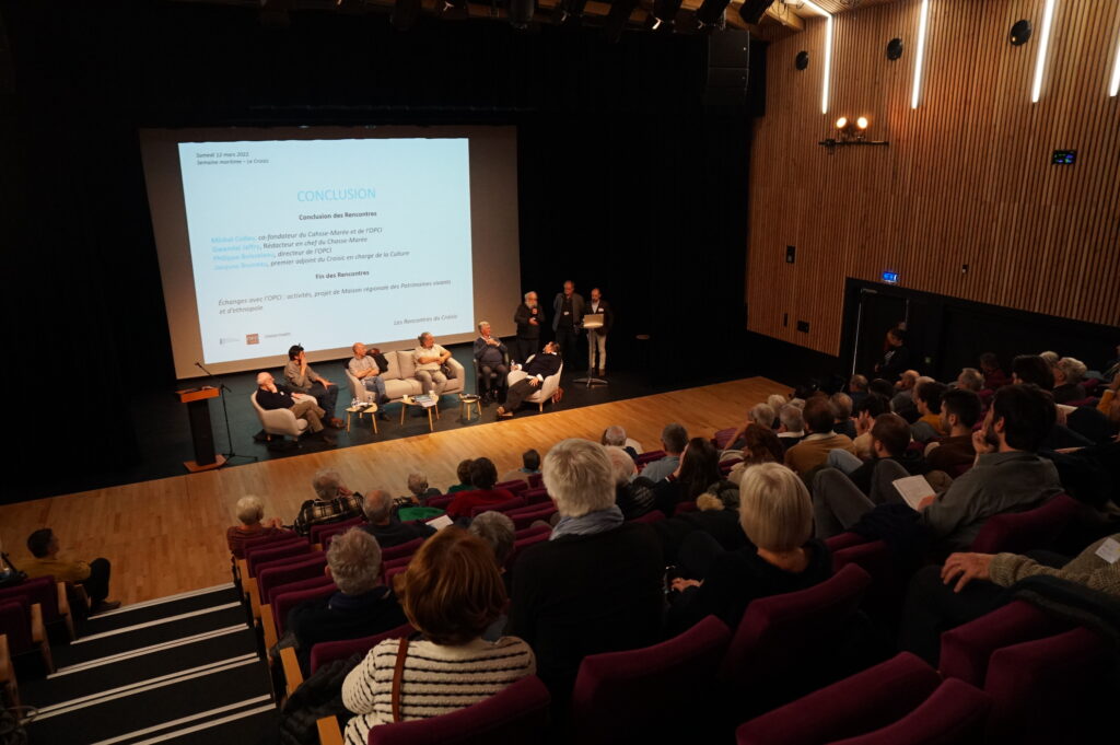 Conclusion des Rencontres du Croisic. Cli. OPCI